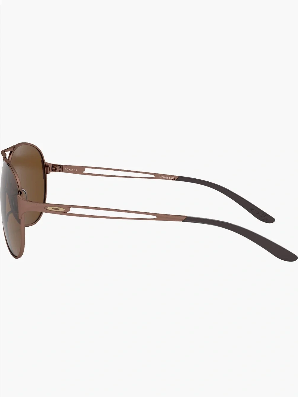 Oakley Caveat 60mm Polarized Aviator Sunglasses in Brown (OO4054-05) NWT